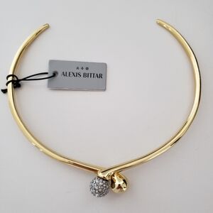 Alexis Bittar Pave Crystal Collar Necklace